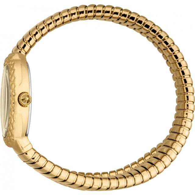 Just Cavalli Just Cavalli Women's JC1L391M0025 Signature Snake 22mm Quartz Watch in Gold - 3
