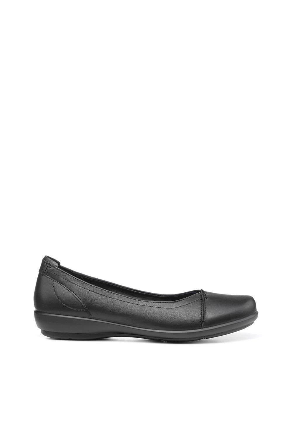 Hotter Hotter Women's Wide Fit 'Robyn II' Ballet Pumps in Black