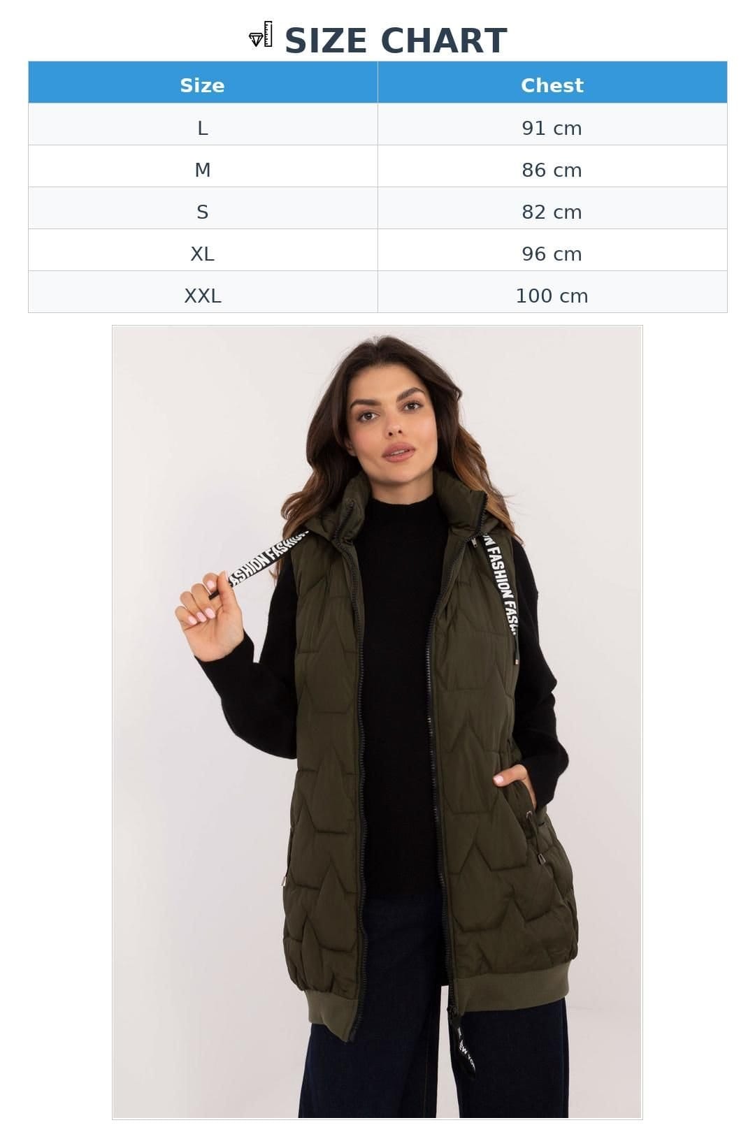 Love Lace Love Lace Women's Quilted Insulated Vest with Detachable Hood in Green - 4