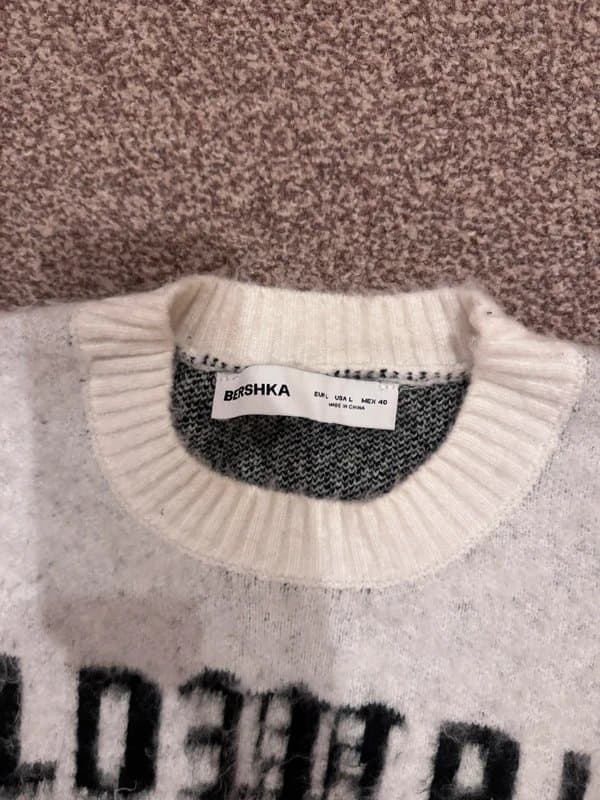 Bershka Bershka Knitted Jumper - Cream - L