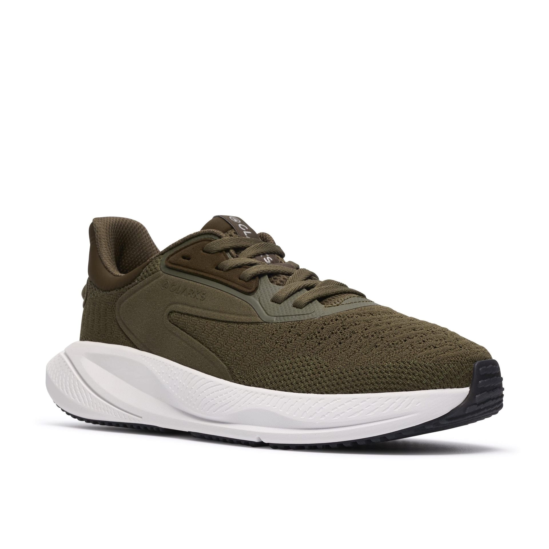 Clarks Clarks Men's Pace Move Olive Trainers, Lace Up, Walking - 4