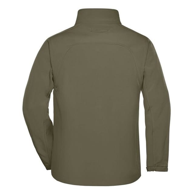 James and Nicholson James and Nicholson Men's Soft Shell Jacket in Olive - 2