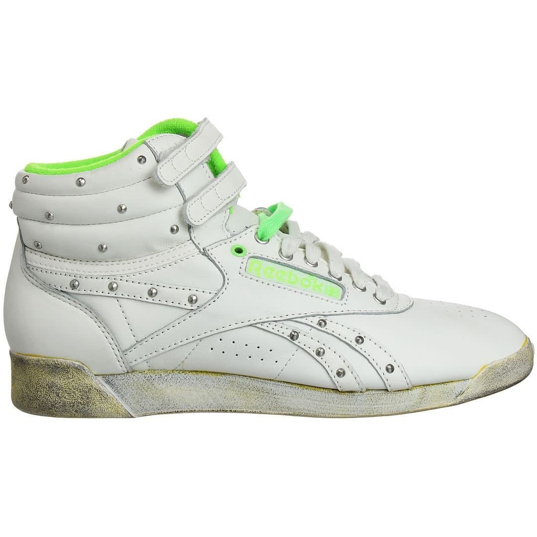 Reebok Reebok Women's Freestyle Hi Vintage White Trainers