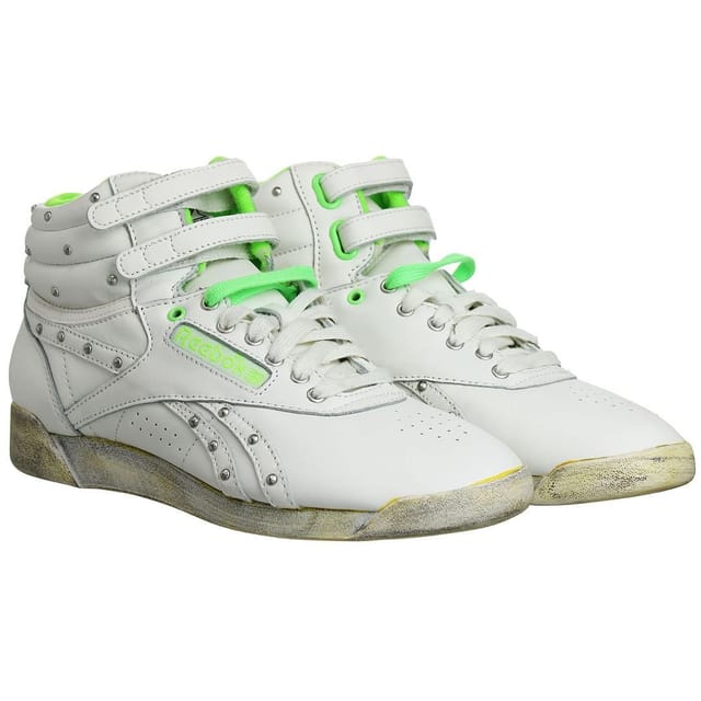 Reebok Reebok Women's Freestyle Hi Vintage White Trainers - 2