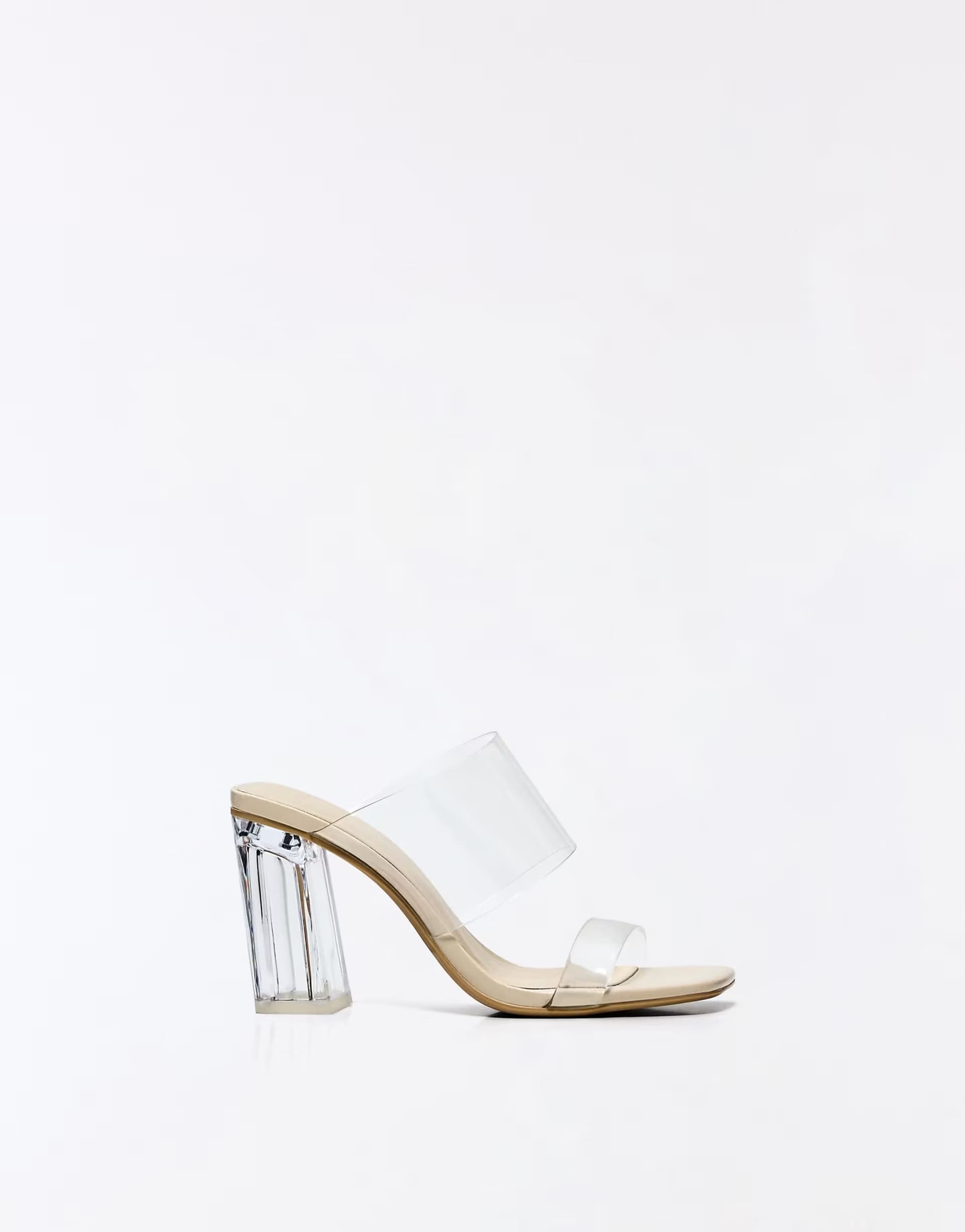 ASOS ASOS Transparent Vinyl Heeled Sandals