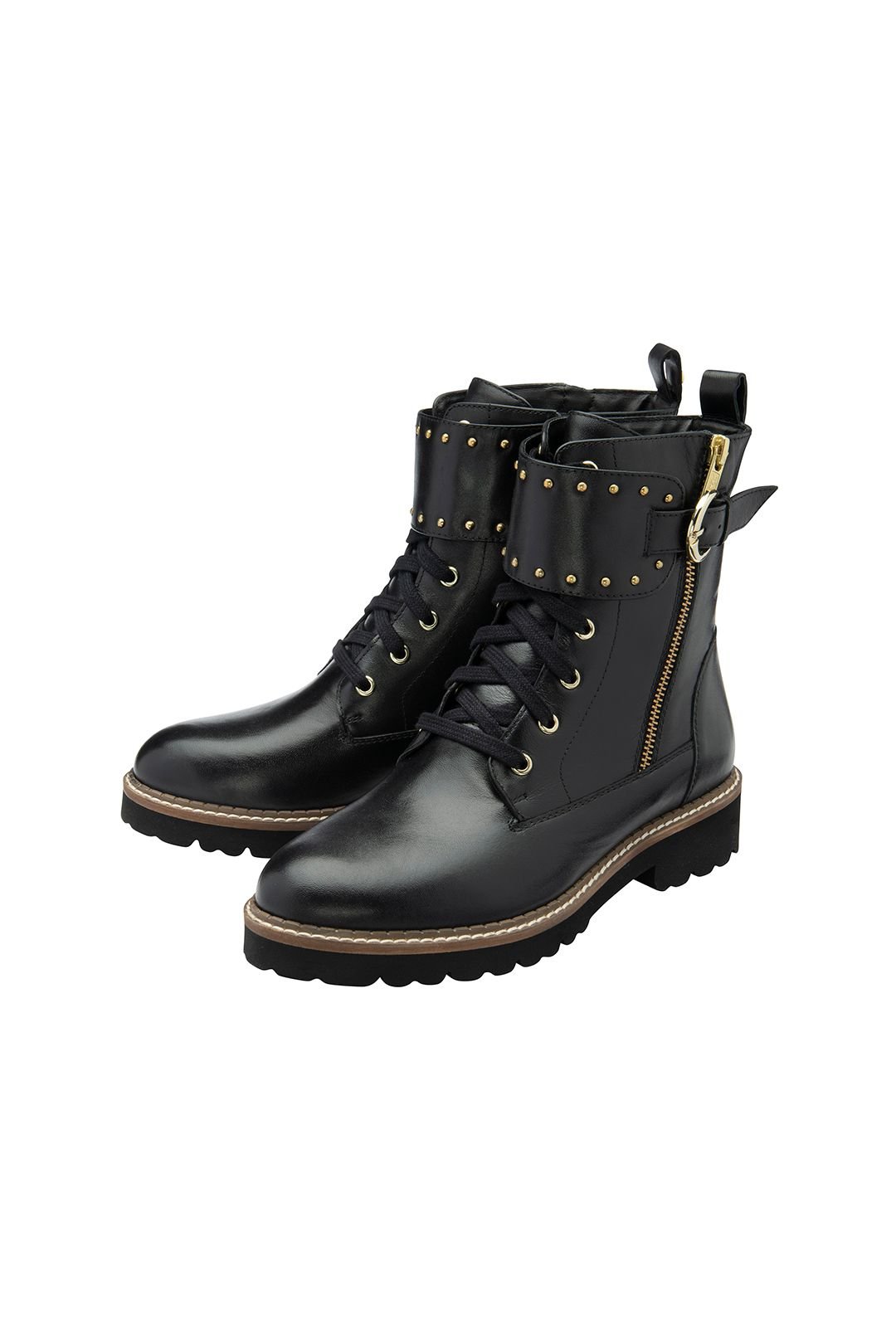 Lotus Lotus Women's 'Foster' Leather Ankle Boots in Black - 2