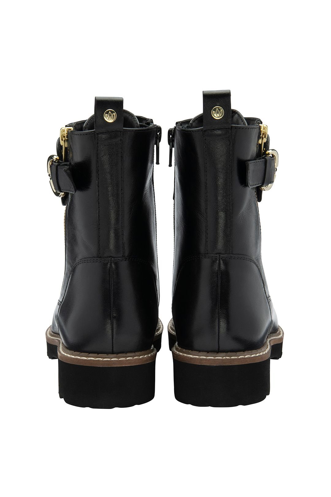 Lotus Lotus Women's 'Foster' Leather Ankle Boots in Black - 3