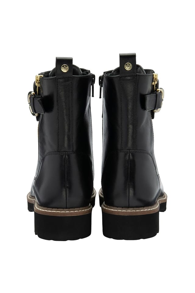 Lotus Lotus Women's 'Foster' Leather Ankle Boots in Black - 3