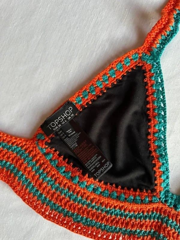 Topshop Topshop crochet bralette top