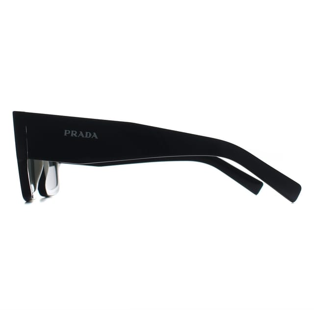 Prada Prada Men's Rectangle Black/Talc Dark Grey PRB17S in Black - 3