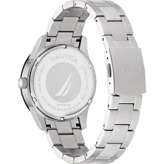 Nautica Nautica Men's NAPPBF201 Pacific Beach 42mm Quartz Watch in Silver - 2