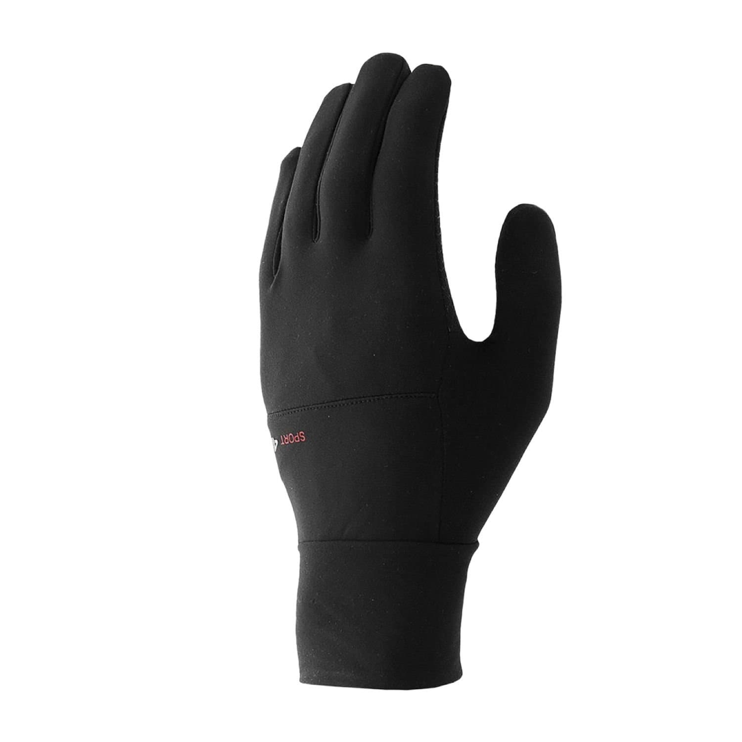 4F 4F Men's AW23AGLOU045 Insulated Winter Gloves in Black