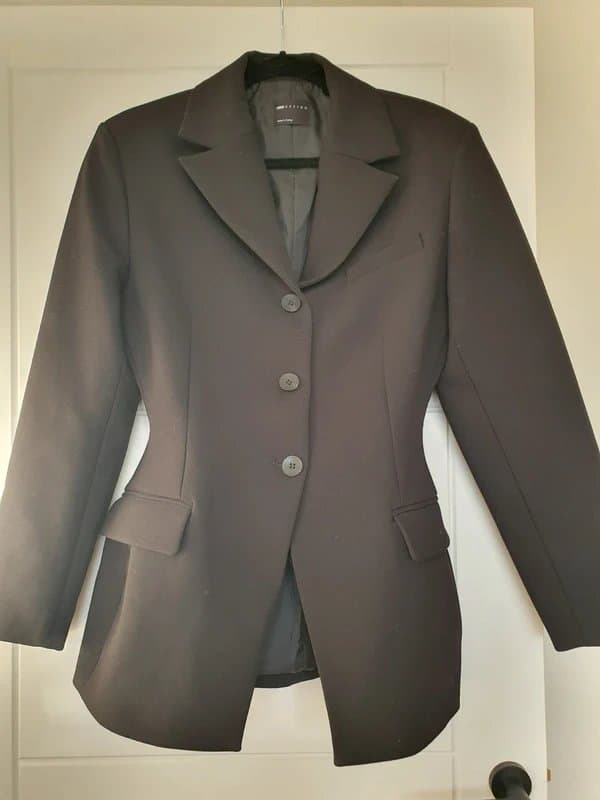 ASOS Asos cinched waist black blazer size 10 RRP £65