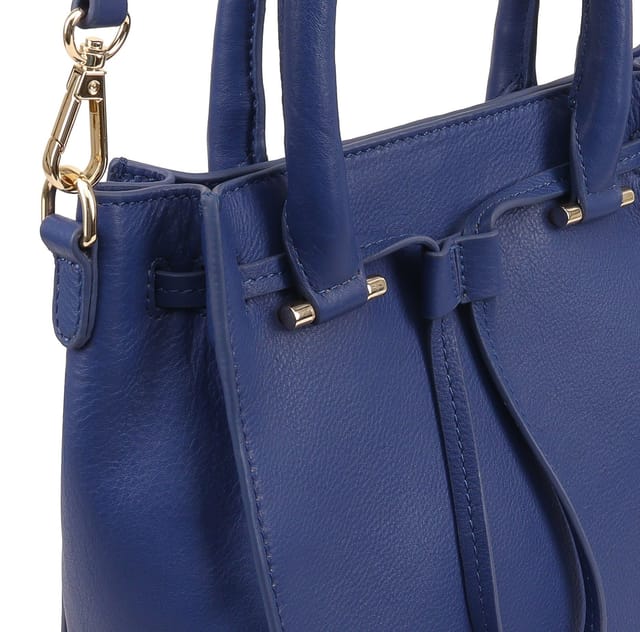 Paul Costelloe Paul Costelloe Women's Flumendosa Leather Multi Way Bag in Navy - 3