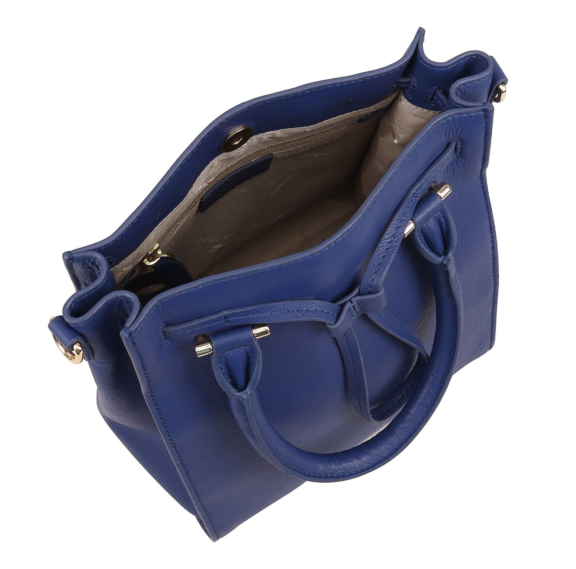 Paul Costelloe Paul Costelloe Women's Flumendosa Leather Multi Way Bag in Navy - 4