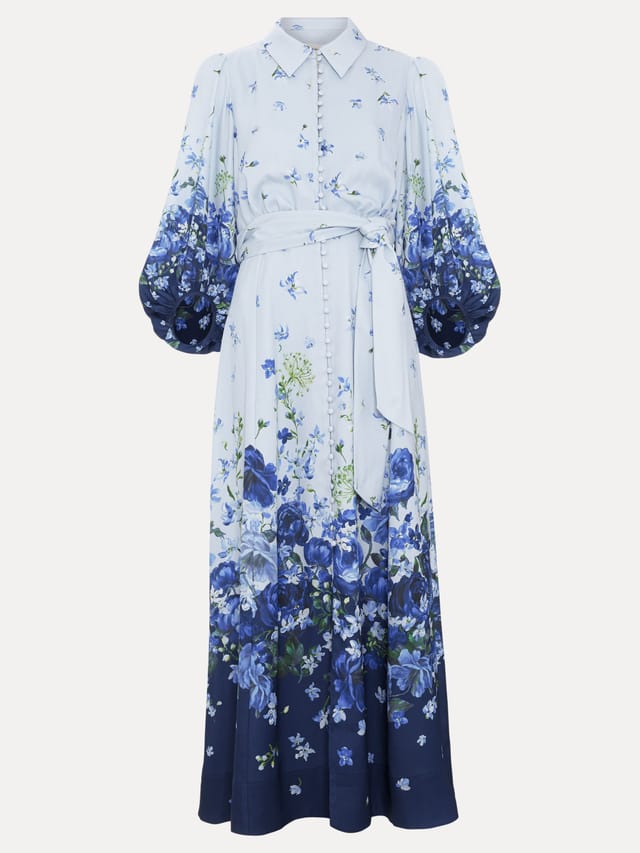 Phase Eight Phase Eight Women's Noella Shirt Dress in Pale Blue - 2