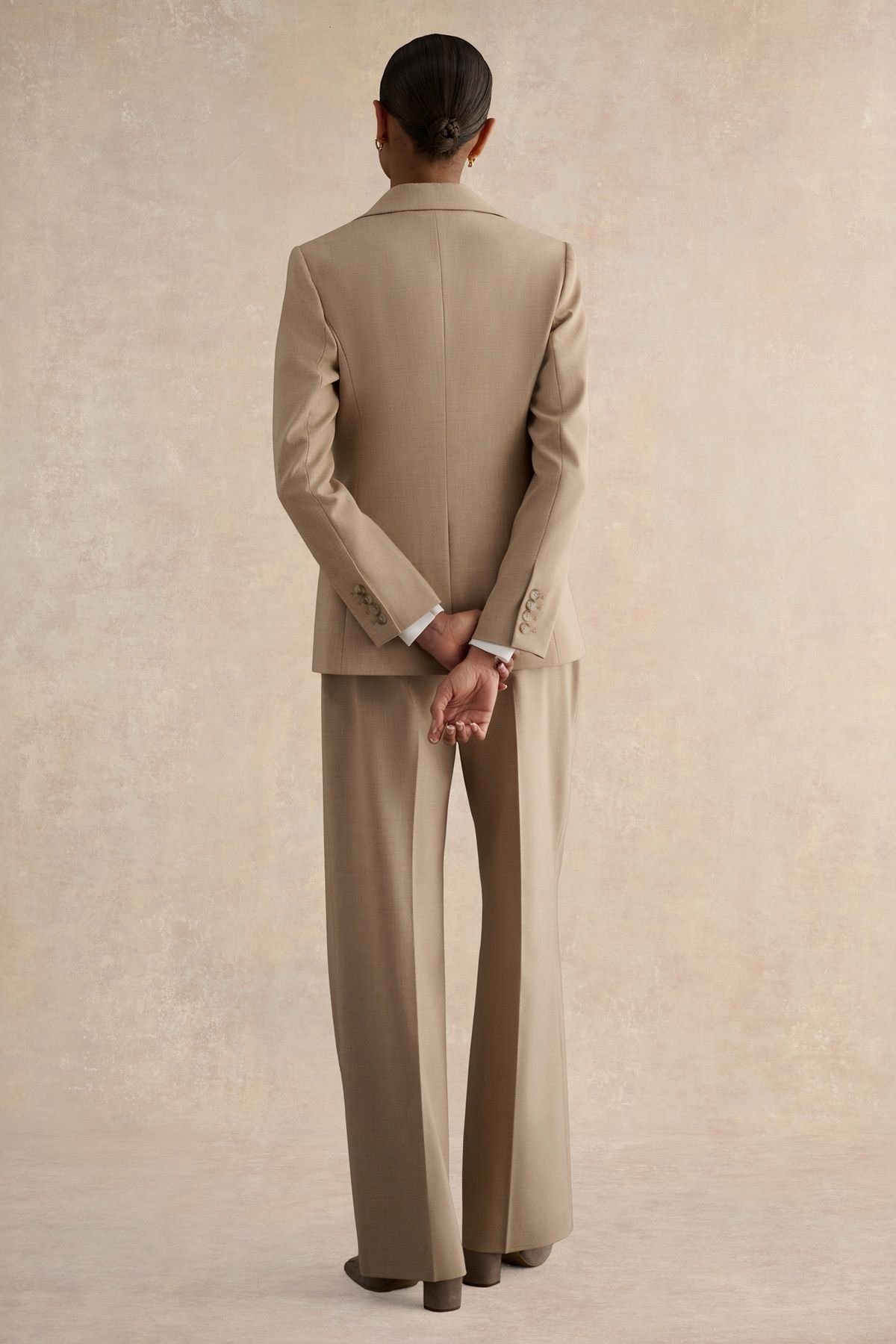 Hobbs London Hobbs London Women's Ashleen Single-Breasted Blazer in Light Beige - 3