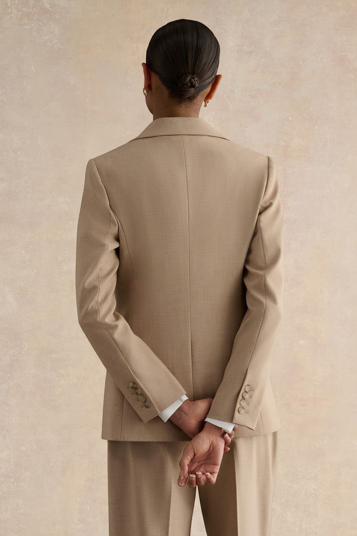 Hobbs London Hobbs London Women's Ashleen Single-Breasted Blazer in Light Beige - 4