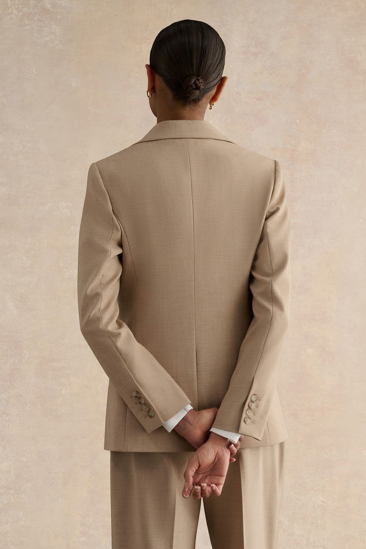 Hobbs London Hobbs London Women's Ashleen Single-Breasted Blazer in Light Beige - 4