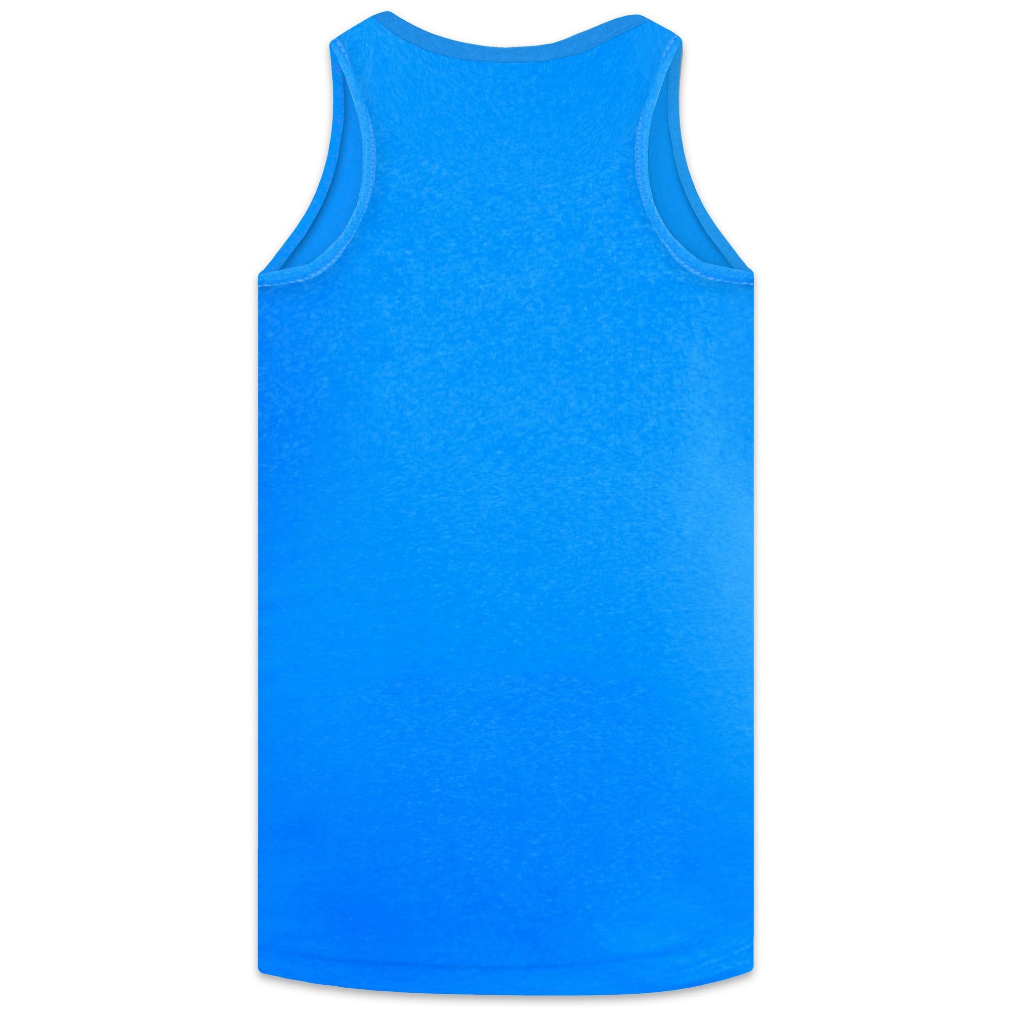 Duke Clothing Duke Clothing Men's D555 Fabio Tank Top in Blue - 2