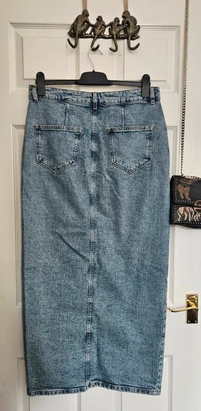 ASOS Design ASOS Design Denim Maxi Skirt