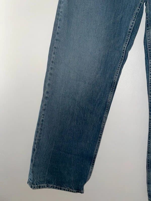 Zara Zara Woman Mid Rise Fold-Up Blue Jeans Size UK 12