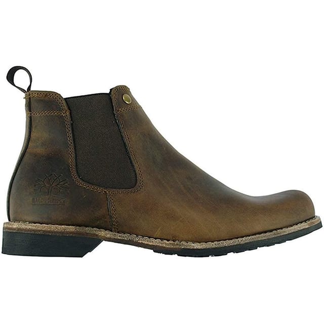 Woodland Woodland Men's Leather Dealer Chelsea Boot in Brown - 3