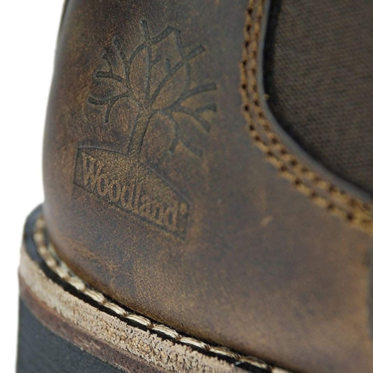 Woodland Woodland Men's Leather Dealer Chelsea Boot in Brown - 4