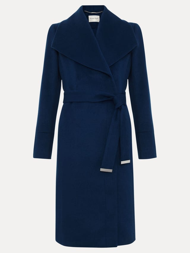 Phase Eight Phase Eight Women's Nicci Belted Coat in Dark Navy - 2