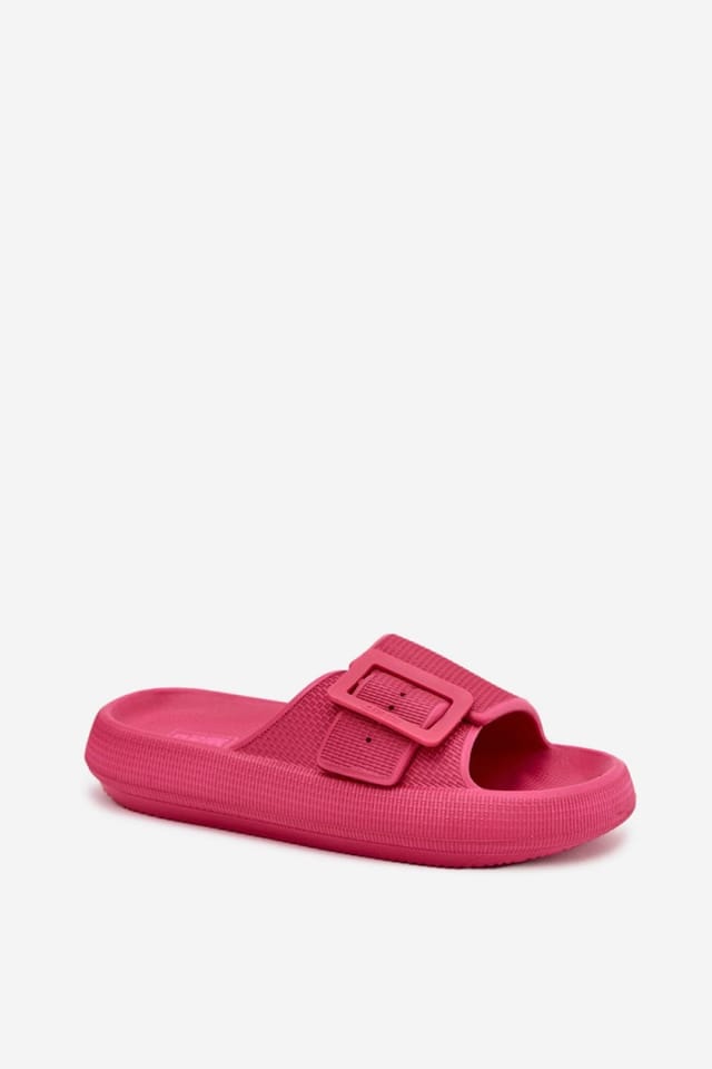 Love Lace Love Lace Women's Big Star Foam Platform Buckle Adjustable Flip Flops Summer in Pink - 2