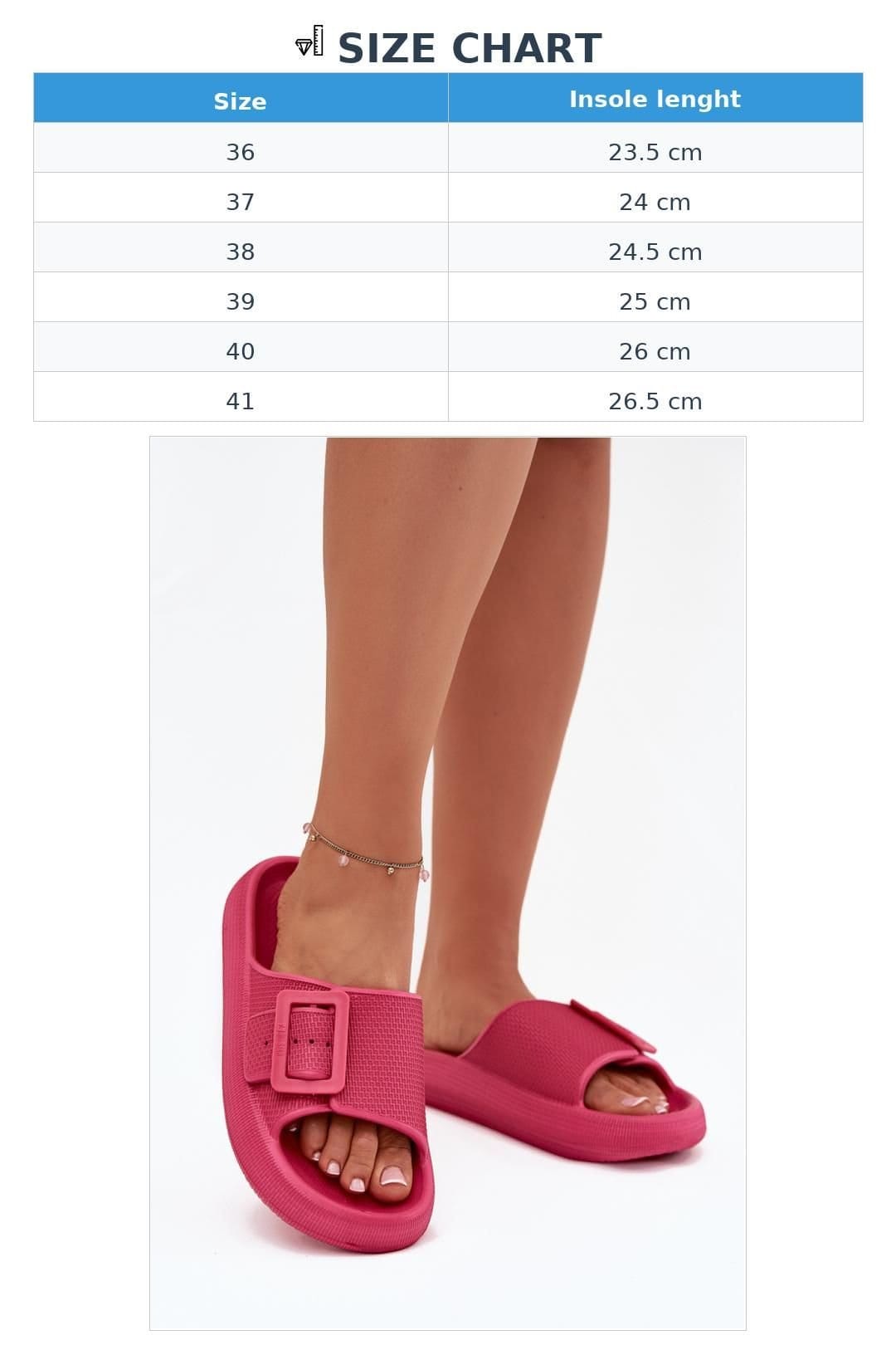 Love Lace Love Lace Women's Big Star Foam Platform Buckle Adjustable Flip Flops Summer in Pink - 4