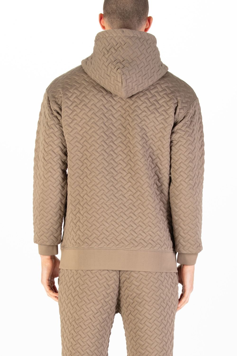 Luke 1977 Luke 1977 Men's Melrose Texture Overhead Hoodie in Brown - 2