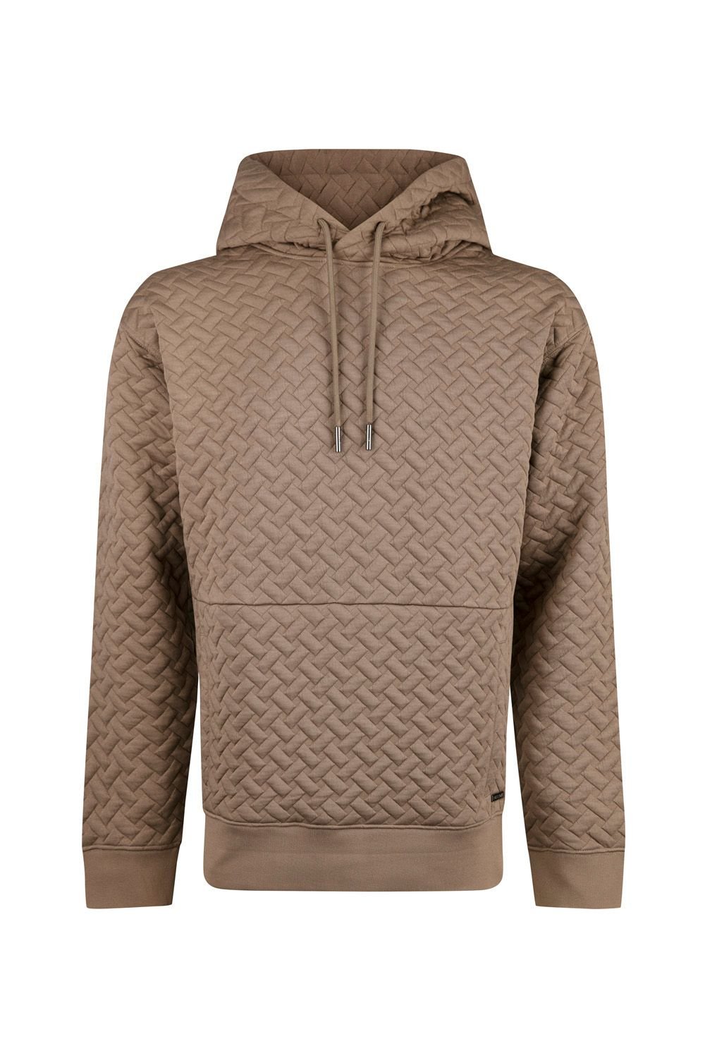 Luke 1977 Luke 1977 Men's Melrose Texture Overhead Hoodie in Brown - 4