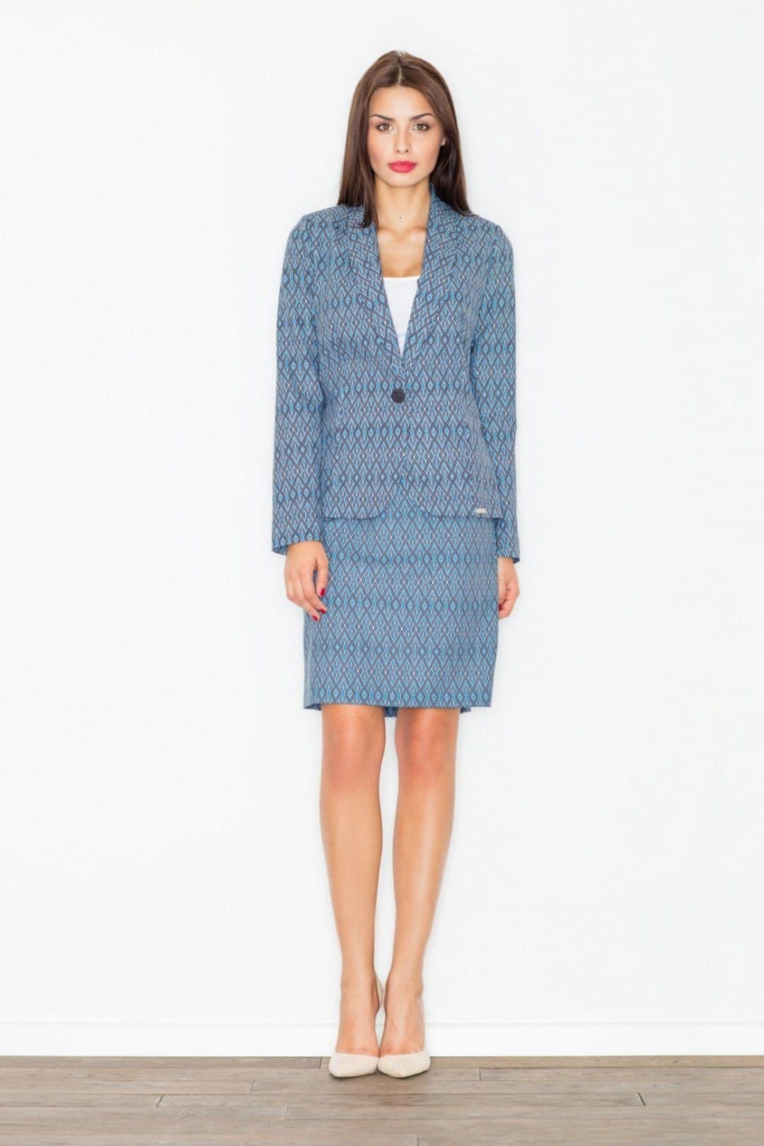 Love Lace Love Lace Women's Elegant Pencil Skirt With Covered Zip Pattern