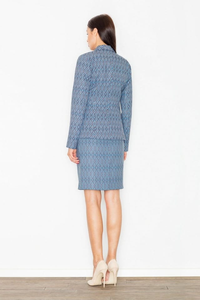 Love Lace Love Lace Women's Elegant Pencil Skirt With Covered Zip Pattern - 2