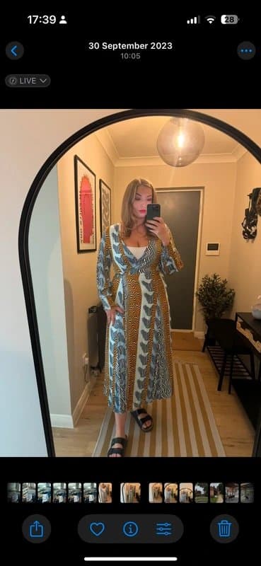 Never Fully Dressed Wrap dress