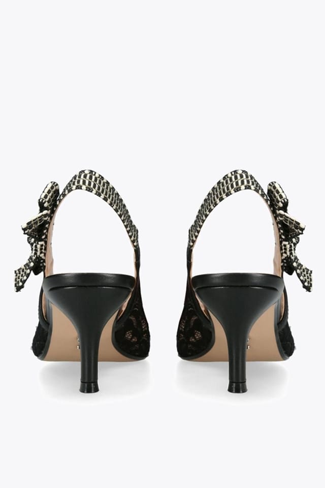 Steve Madden STEVE MADDEN Women's 'Ensemble Black' Fabric Heels in Black - 3