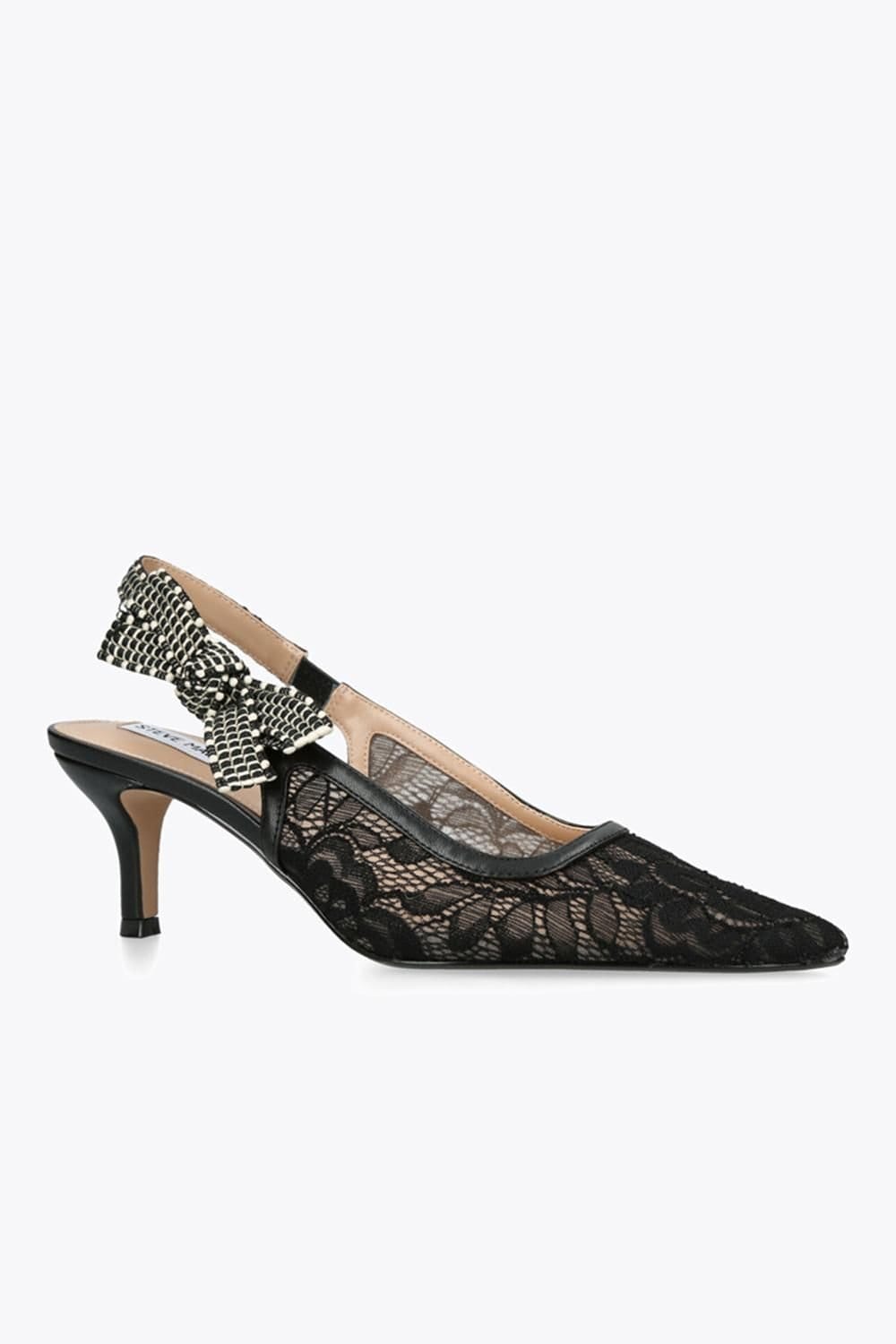 Steve Madden STEVE MADDEN Women's 'Ensemble Black' Fabric Heels in Black - 4