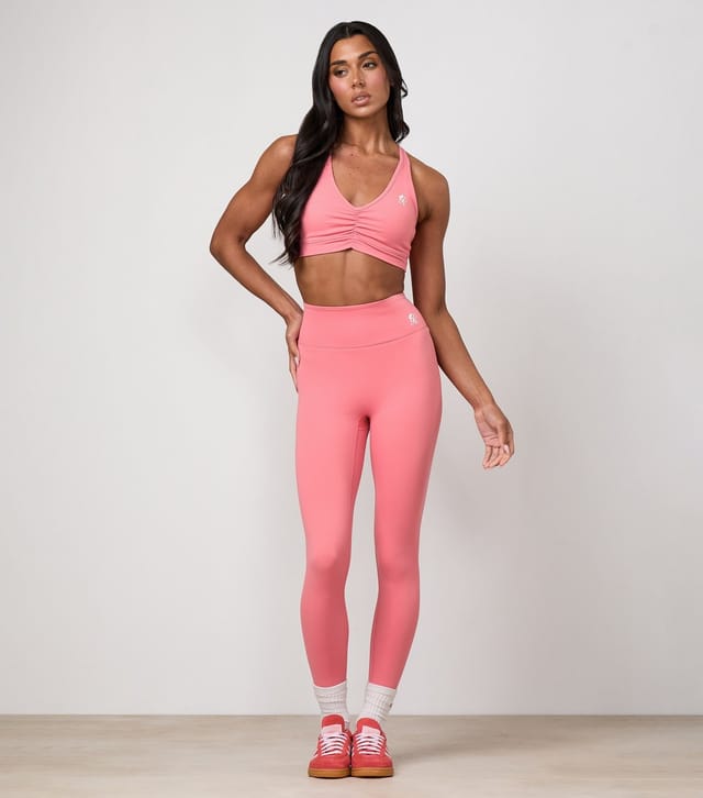Gym King Women's Light Coral 365 Scrunch Leggings Gym King New Look - 2