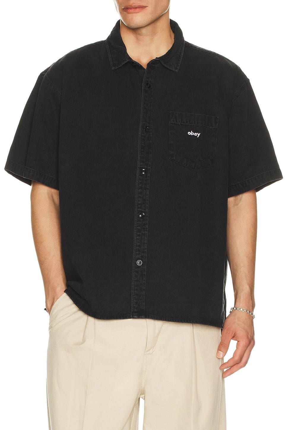 revolve Owens Denim Shirt