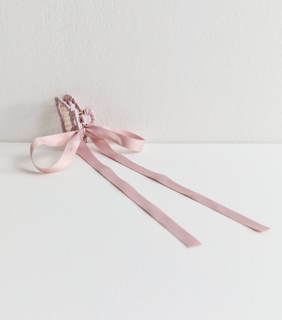 New Look Pink Wrapped Bow Hair Clip New Look - 2