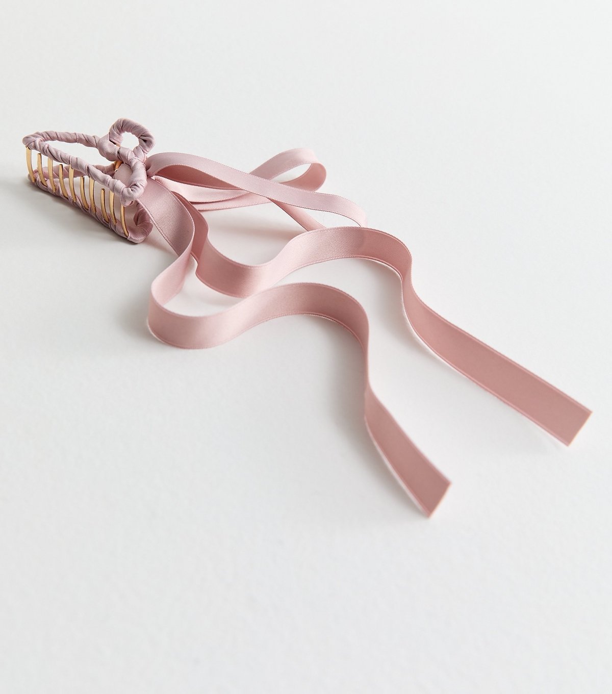 New Look Pink Wrapped Bow Hair Clip New Look - 3