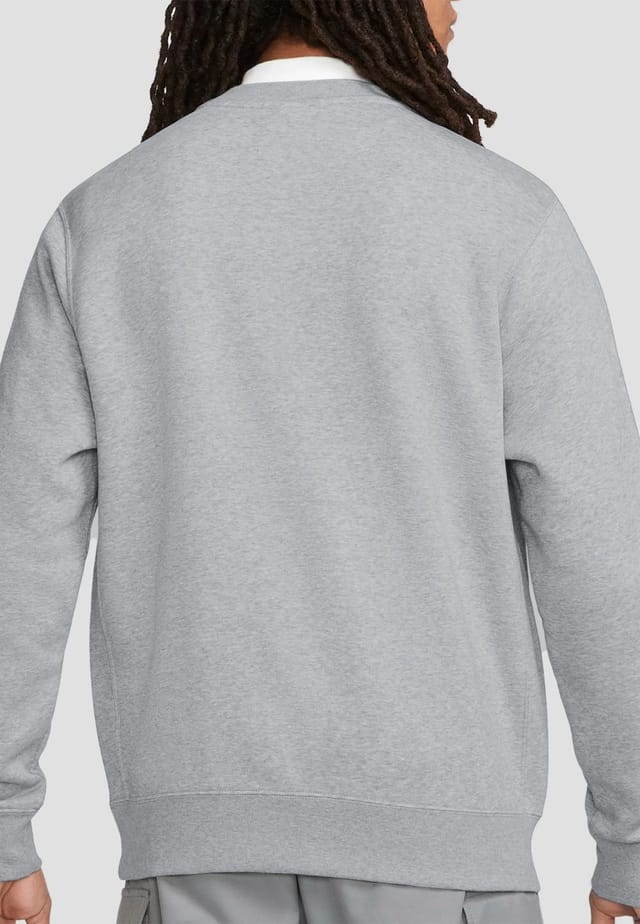 Avatar: The Last Airbender Avatar: The Last Airbender Men's Avatar The Last Airbender Airbender Blue & Black Kanji Crew Sweatshirt, Athletic Heather in Light Grey - 2