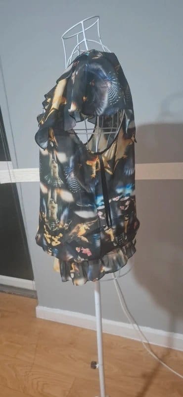 Ted Baker Ted Baker Bird Print Chiffon Blouse – Size 2 / Approx UK 10 - 1