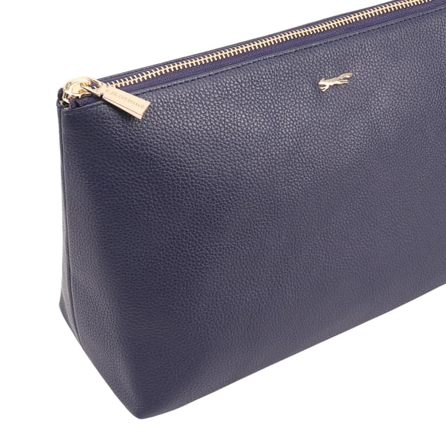 Paul Costelloe Paul Costelloe Women's Mohi Leather Pouch in Blue - 3