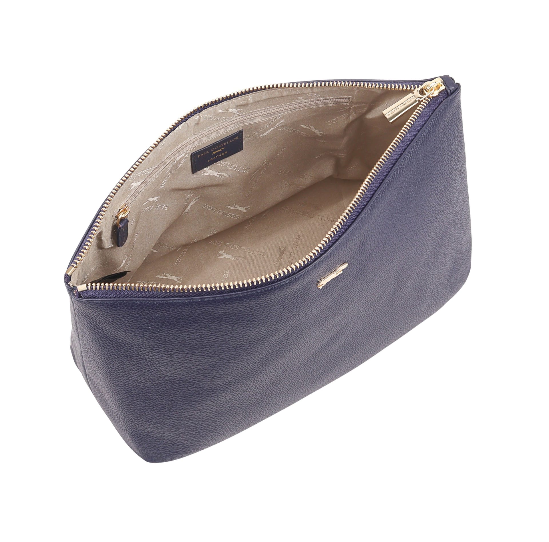 Paul Costelloe Paul Costelloe Women's Mohi Leather Pouch in Blue - 4