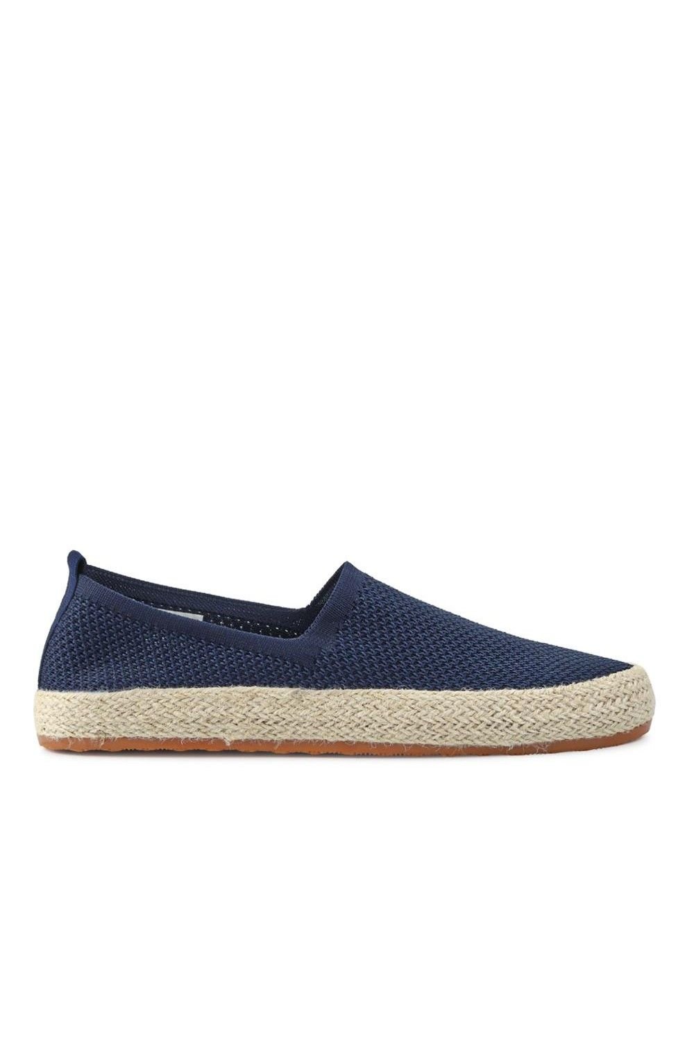 Pavers Pavers Men's Breathable Slip-On Espadrilles in Navy - 2