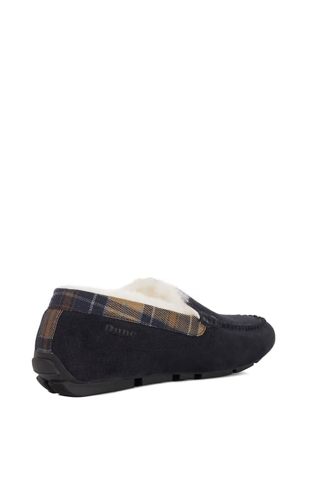 Dune London Dune London Men's 'Fofo' Suede Slippers in Blue - 3