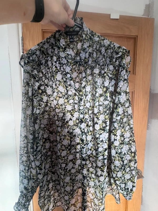 New Look New look - sheer floral blouse - 1