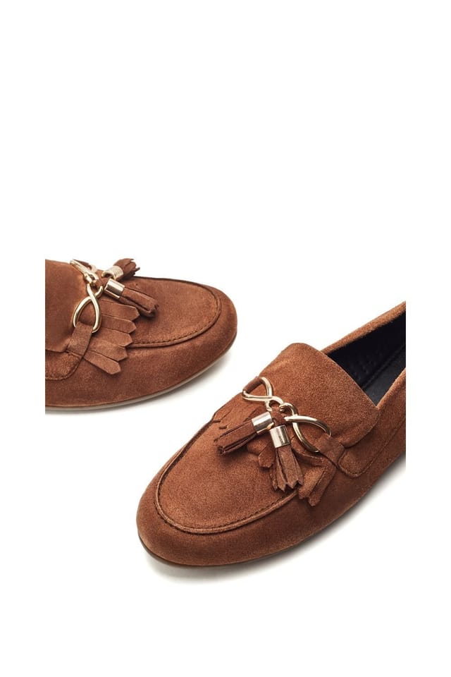 Moda in Pelle Moda In Pelle Women's 'Essana' Suede Loafers in Tan - 3